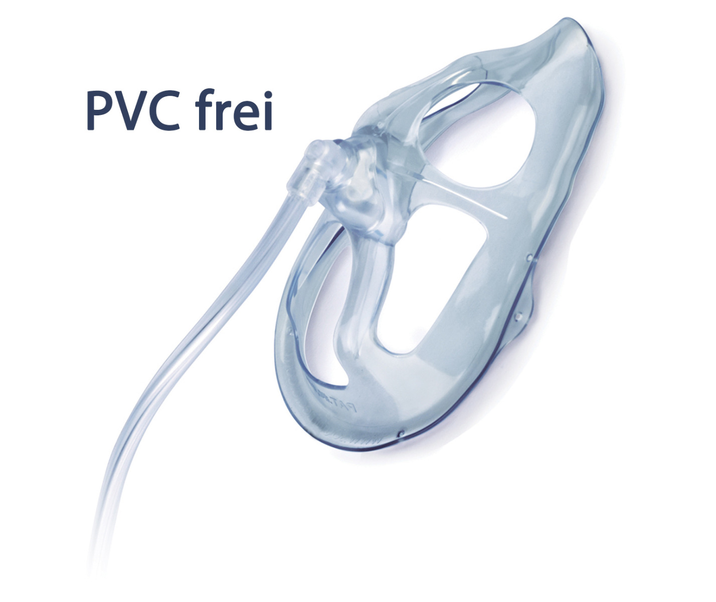 OxyPlus PVC frei (25% größer) - Sauerstoffmaske  mit extra großen Öffnungen